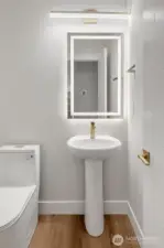 half bath downstairs (Photos from lot 9B)