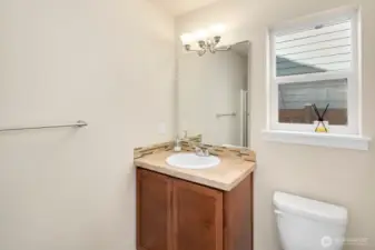 Down stairs half bath