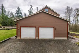 Attached two car garage and tons of extra parking.
