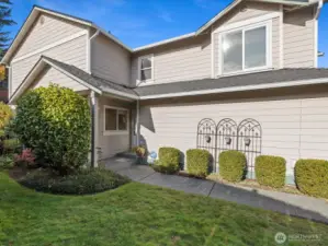 Side walk to the inviting entry