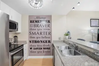 Kitchen with Stainless Appliances
