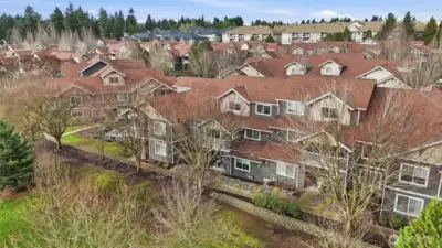 Aerial View of Condo Complex