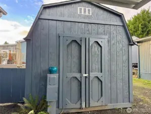Shed for extra storage