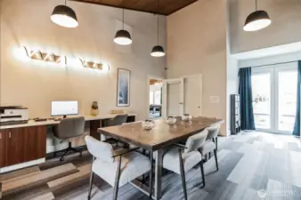 Library with computers and WiFi