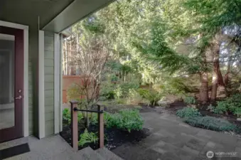 Stepping out from the primary bedroom.  What a nice view.