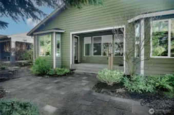 View of the back of the house.