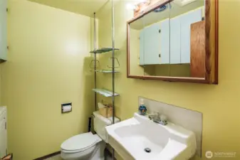 Half bath off bonus room.