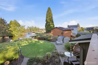 view from main bedroom balcony