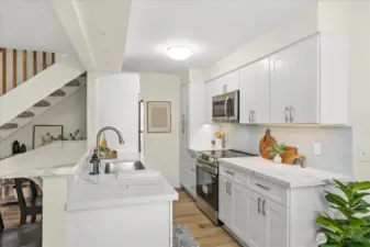 Newlyremodeled kitchen