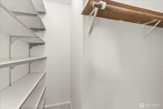 Huge closet in first bedroom