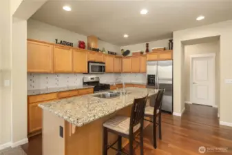 This kitchen invites you to indulge your culinary creativity.