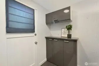 Back door to the yard and patio.