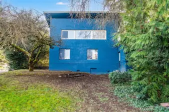 back of house with alley entrance