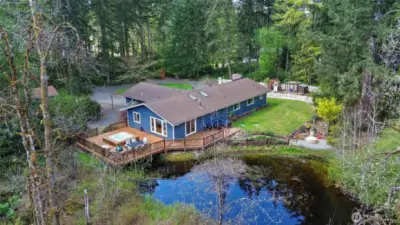 Enjoy nature and the wildlife the seasonal pond provides!