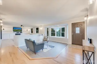 Open and Light floor plan with loads of windows