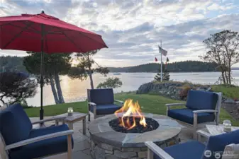 1 or 3 fire pits off the the main house living room.