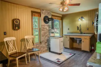 Extra bonus/utility/food preserving room