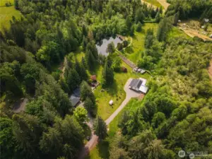 Over view of 2.5 acres and pond