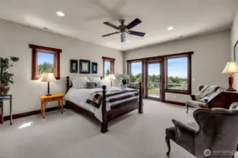 Primary bedroom - ocean views as you wake, step out and smell the sea air