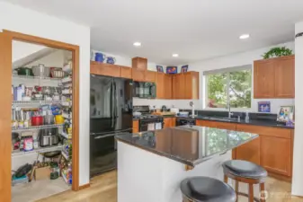 Check this out..a small walk-in pantry