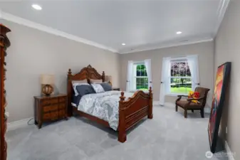 One of two guest suites.