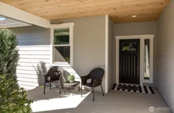 Covered front porch