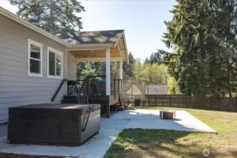Large patio