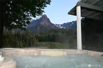 Front row seat to beautiful Mt Index!