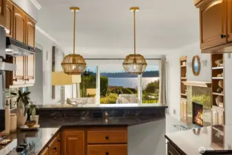 Updated double oven, Bosch DW, undermount sink and new faucet.