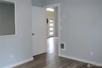 MOVING OUT OF THE BEDROOM INTO THE OPEN CONCEPT LIVING AREA!