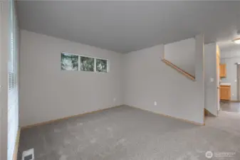 Formal living room greets you at the entry.