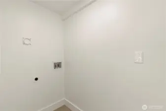 Laundry room located off of kitchen