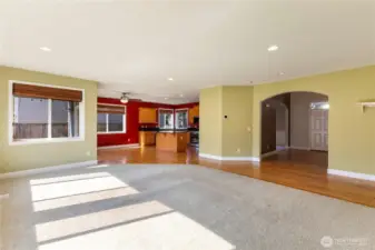 Additional view of the great room.