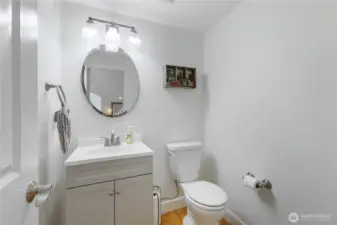 Main floor guest bathroom.