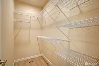 Primary Walk In Closet