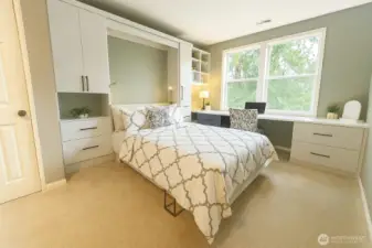 Virtual Staged murphy bed