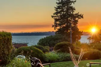 From the living room.