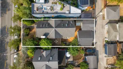 5,400 square foot lot showing approximate property boundary.