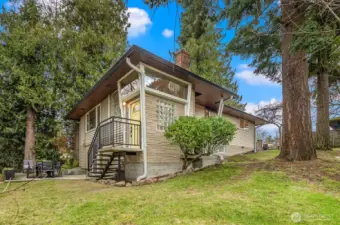 Mid-century styling.