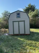 Large shed for storing your yard & garden tools!