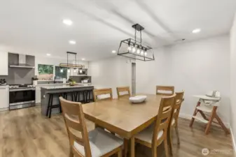 Main Home Dining and Kitchen