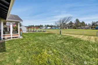 Fully Fenced Back Yard