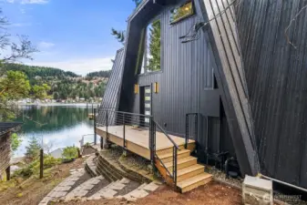 Side deck from the kitchen