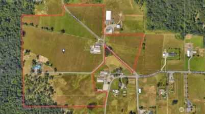 4 parcels included in the sale comprising just over 50 acres!
