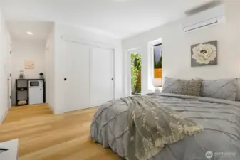 Private Airbnb suite with separate entry.