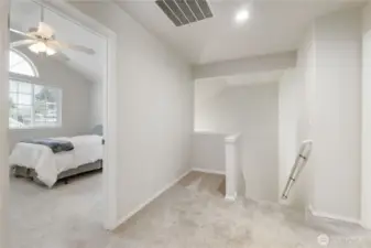 Upstairs find 3 bedrooms including the Primary suite as well as a guest bathroom.