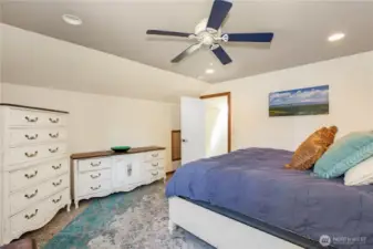 2nd Bedroom Upstairs W/ Walk-In Closet