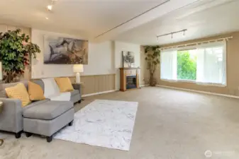 Spacious, Large & Bright this Lower level has access to front of house. There is a large bedroom and 3/4 bath on this level as well.