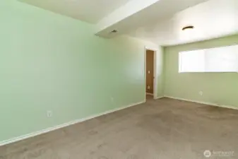 Large Bedroom on the lower level.