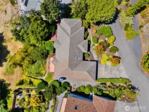 .37 acre lot with mature trees for privacy.